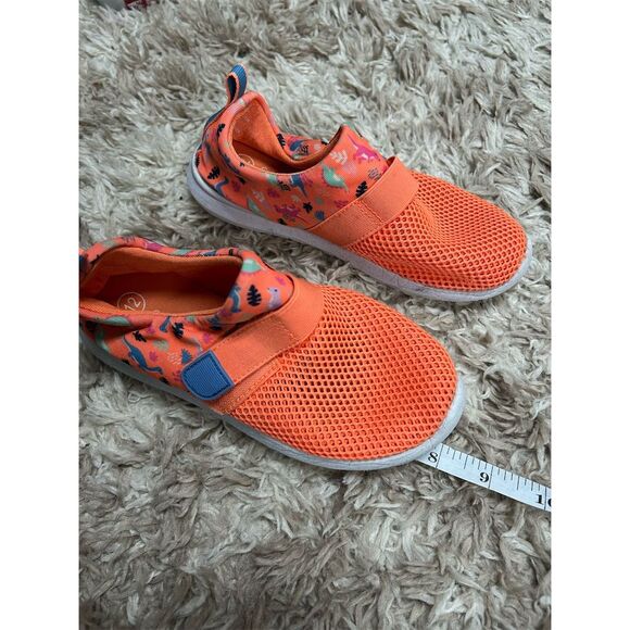 Cat & Jack Kids Orange Dinosaur Water Shoes Size 12 Slip-On Sandals - Picture 7 of 7